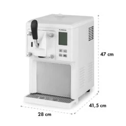 Sweet Sundae Eiscrememaschine Kompressor 1,5l Edelstahl Weiß -Einrichtungsgeschäft 10034912 yy 0010 logo Klarstein Sahnehaeubchen Eiscrememaschine weiss