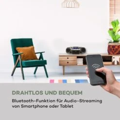 Roadie 2K Boombox CD-Player Kassettenradio DAB/DAB+ UKW Bluetooth -Einrichtungsgeschäft 10034921 de 0004 logo