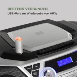 Roadie 2K Boombox CD-Player Kassettenradio DAB/DAB+ UKW Bluetooth -Einrichtungsgeschäft 10034921 de 0006 logo