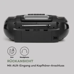 Roadie 2K Boombox CD-Player Kassettenradio DAB/DAB+ UKW Bluetooth -Einrichtungsgeschäft 10034921 de 0009 logo