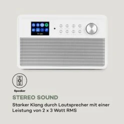 Connect Link Smart Radio IR/DAB+/UKW Spotify BT 2,4" HCC Display Weiß -Einrichtungsgeschäft 10034922 de 0003 logo