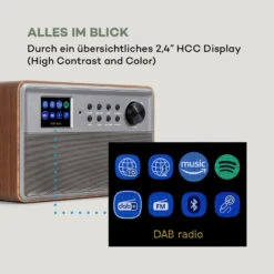 Connect Link Smart Radio IR/DAB+/UKW Spotify BT 2,4" HCC Display -Einrichtungsgeschäft 10034923 de 0007 logo