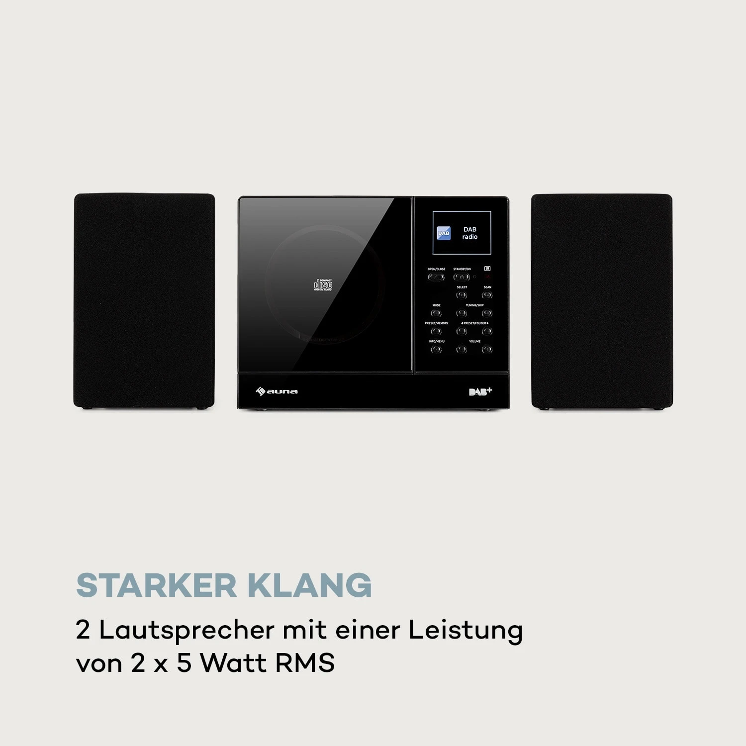 Connect Vertical Internetradio 2x5 W RMS CD IR/UKW/DAB+ Spotify BT 3 Connect Vertical Internetradio 2x5 W RMS CD IR/UKW/DAB+ Spotify BT – Bild 3