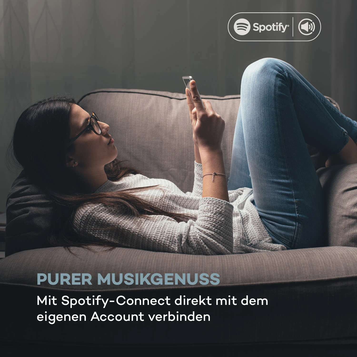 Connect Vertical Internetradio 2x5 W RMS CD IR/UKW/DAB+ Spotify BT 6 Connect Vertical Internetradio 2x5 W RMS CD IR/UKW/DAB+ Spotify BT – Bild 6