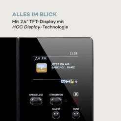 Connect Vertical Internetradio 2x5 W RMS CD IR/UKW/DAB+ Spotify BT 15 Connect Vertical Internetradio 2x5 W RMS CD IR/UKW/DAB+ Spotify BT -Einrichtungsgeschäft 10034996 de 0007 logo