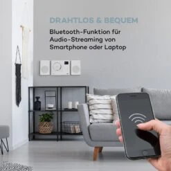 Connect Vertical Internetradio 2x5 Watt RMS CD IR/UKW/DAB+ Spotify BT -Einrichtungsgeschäft 10034997 de 0005 logo