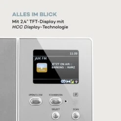 Connect Vertical Internetradio 2x5 Watt RMS CD IR/UKW/DAB+ Spotify BT -Einrichtungsgeschäft 10034997 de 0007 logo