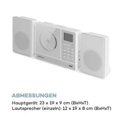 Connect Vertical Internetradio 2x5 Watt RMS CD IR/UKW/DAB+ Spotify BT -Einrichtungsgeschäft 10034997 de 0009 logo