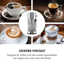 Futura Espressomaker 20 Bar 1450 Watt 20 Bar Wassertank: 1,25 Liter Rostfreier Edelstahl -Einrichtungsgeschäft 10035183 de 0005 logo