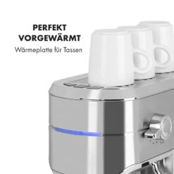 Futura Espressomaker 20 Bar 1450 Watt 20 Bar Wassertank: 1,25 Liter Rostfreier Edelstahl -Einrichtungsgeschäft 10035183 de 0008 logo