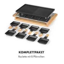 Tournedo Raclette 1200W Aluminiumguss 8 Personen Holz-Dekor -Einrichtungsgeschäft 10035219 de 0008 logo