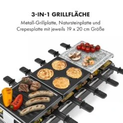 Fonduelette XL 3-in-1 Raclettegrill Fondue Naturstein 1650W 12 Pers 11 Fonduelette XL 3-in-1 Raclettegrill Fondue Naturstein 1650W 12 Pers -Einrichtungsgeschäft 10035220 de 0003 logo