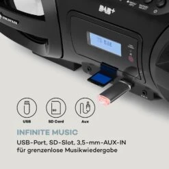 Soundblaster DAB Boombox Bluetooth CD/MP3/USB/AUX DAB+/UKW LED 50Wmax. 11 Soundblaster DAB Boombox Bluetooth CD/MP3/USB/AUX DAB+/UKW LED 50Wmax. -Einrichtungsgeschäft 10035222 de 0003 logo