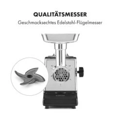 Kraftprotz Elektrischer Fleischwolf 700 W Kupfermotor Hack Wurst Kebbe Edelstahl -Einrichtungsgeschäft 10035233 de 0004 logo
