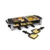 Bistecca Raclette 1200W Metall / Stein 8 Personen Kontroll-LED