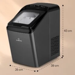 Partytime Eiswürfelmaschine Klareis 15kg/24h Edelstahl 13 Partytime Eiswürfelmaschine Klareis 15kg/24h Edelstahl -Einrichtungsgeschäft 10035295 yy 0011 dimensions