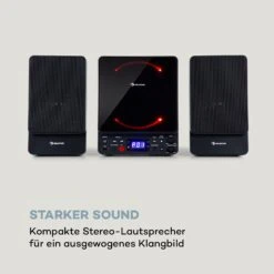 Microstar Vertikal-Stereoanlage CD-Player Bluetooth USB Fernbedienung -Einrichtungsgeschäft 10035301 de 0003 logo