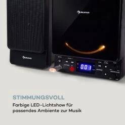 Microstar Vertikal-Stereoanlage CD-Player Bluetooth USB Fernbedienung -Einrichtungsgeschäft 10035301 de 0006 logo