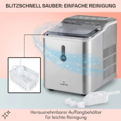 Chillout Eiswürfelmaschine Bulleteis 12kg/24h Wassertank: 1,5 L 11 Chillout Eiswürfelmaschine Bulleteis 12kg/24h Wassertank: 1,5 L -Einrichtungsgeschäft 10035319 de 0005 usp