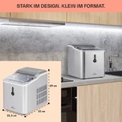 Chillout Eiswürfelmaschine Bulleteis 12kg/24h Wassertank: 1,5 L 12 Chillout Eiswürfelmaschine Bulleteis 12kg/24h Wassertank: 1,5 L -Einrichtungsgeschäft 10035319 de 0006 usp