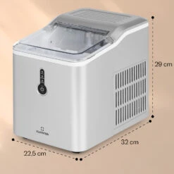 Chillout Eiswürfelmaschine Bulleteis 12kg/24h Wassertank: 1,5 L 13 Chillout Eiswürfelmaschine Bulleteis 12kg/24h Wassertank: 1,5 L -Einrichtungsgeschäft 10035319 yy 0011 dimensions