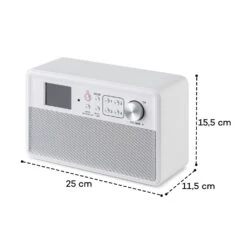 Nestor DAB+ Radio DAB+/FM 2 Betriebsmodi 2,4" TFT-Farbdisplay -Einrichtungsgeschäft 10035370 yy 0009 logo auna Nestor DAB Radio weiss
