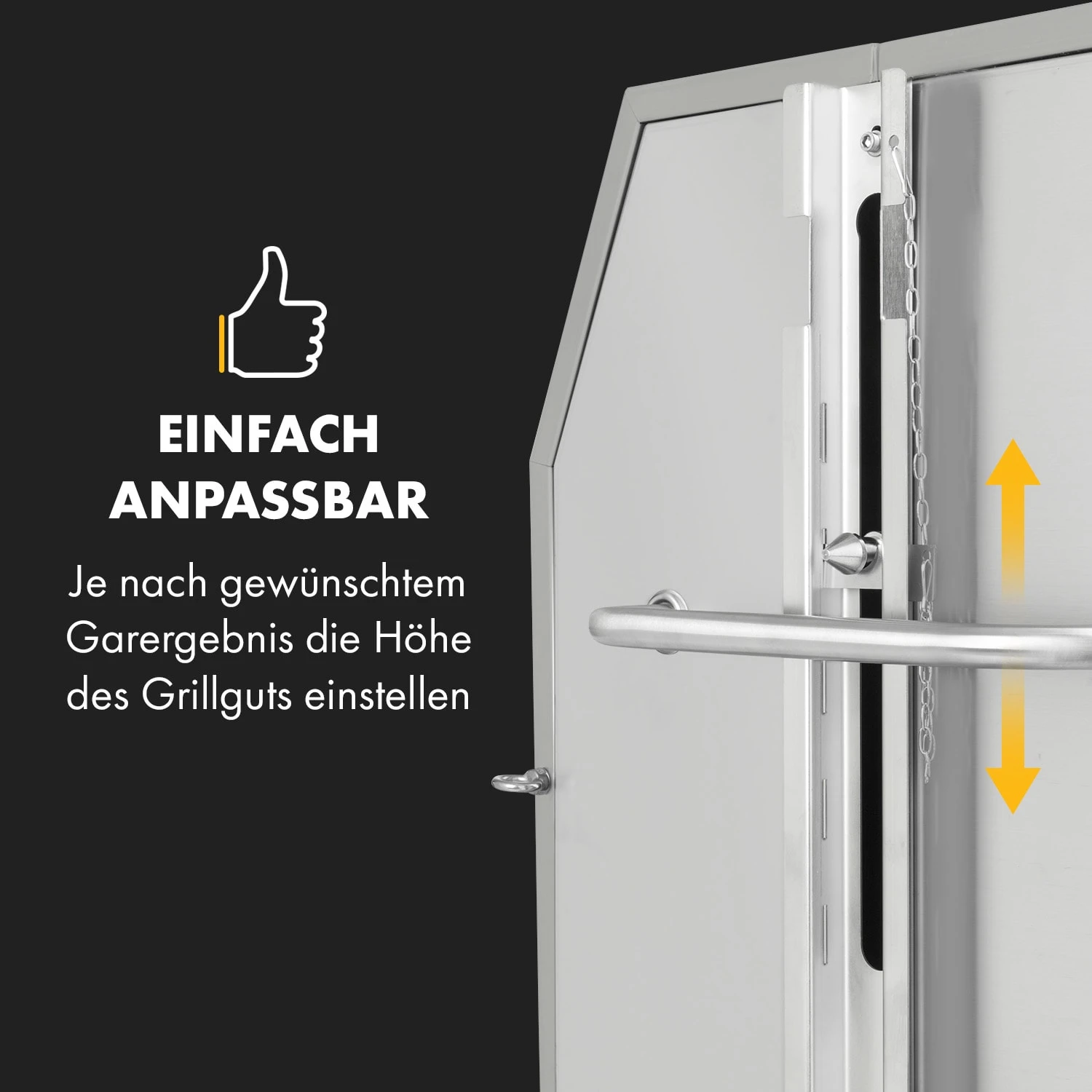 Sauenland Pro XL Spanferkelgrill Drehspieß 15W 4 Rollen Edelstahl 6 Sauenland Pro XL Spanferkelgrill Drehspieß 15W 4 Rollen Edelstahl – Bild 6