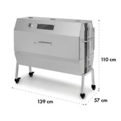 Sauenland Pro XL Spanferkelgrill Drehspieß 15W 4 Rollen Edelstahl 17 Sauenland Pro XL Spanferkelgrill Drehspieß 15W 4 Rollen Edelstahl -Einrichtungsgeschäft 10035373 yy 0009 logo Klarstein Sauenland Pro XL Spanferkelgrill