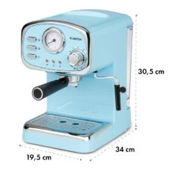 Espressionata Gusto Espressomaschine 1100W 15 Bar Druck -Einrichtungsgeschäft 10035377 yy 0009 logo Klarstein Espressionata Gusto Espressomaschine