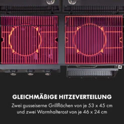 Kingsville Smoker Kombigrill Gas Kohle Smoker 13,5kW 3+1 Brenner 19 Kingsville Smoker Kombigrill Gas Kohle Smoker 13,5kW 3+1 Brenner -Einrichtungsgeschäft 10035409 de 0009 logo