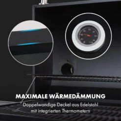 Kingsville Smoker Kombigrill Gas Kohle Smoker 13,5kW 3+1 Brenner 20 Kingsville Smoker Kombigrill Gas Kohle Smoker 13,5kW 3+1 Brenner -Einrichtungsgeschäft 10035409 de 0010 logo