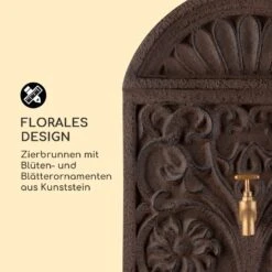 Blumquell Solarbrunnen LED 5 M Kabel Kunststein Solarpanel 12 Blumquell Solarbrunnen LED 5 M Kabel Kunststein Solarpanel -Einrichtungsgeschäft 10035542 de 0005 logo