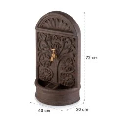 Blumquell Solarbrunnen LED 5 M Kabel Kunststein Solarpanel 15 Blumquell Solarbrunnen LED 5 M Kabel Kunststein Solarpanel -Einrichtungsgeschäft 10035542 yy 0008 logo blumfeldt Blumquell Solarbrunnen braun