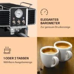 Gusto Classico Espressomaker 1350 Watt 20 Bar Druck 1,5 Liter 11 Gusto Classico Espressomaker 1350 Watt 20 Bar Druck 1,5 Liter -Einrichtungsgeschäft 10035564 de 0004 logo