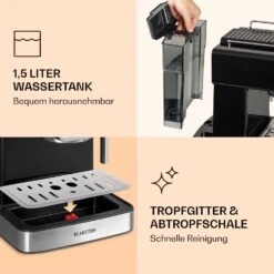 Gusto Classico Espressomaker 1350 Watt 20 Bar Druck 1,5 Liter 14 Gusto Classico Espressomaker 1350 Watt 20 Bar Druck 1,5 Liter -Einrichtungsgeschäft 10035564 de 0007 logo