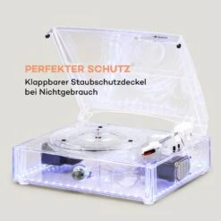 ClearTech Plattenspieler 33/45/78 U/min Bluetooth Stereolautsprecher -Einrichtungsgeschäft 10035573 de 0008 logo