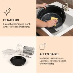 VitAir Smart Heißluftfritteuse App-Steuerung / 1400W / 7,75 Ltr / 20 Programme 14 VitAir Smart Heißluftfritteuse App-Steuerung / 1400W / 7,75 Ltr / 20 Programme -Einrichtungsgeschäft 10035592 de 0007 logo