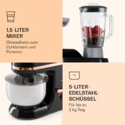 Lucia Elegance Küchenmaschine Mixer Fleischwolf 2000W BPA-frei -Einrichtungsgeschäft 10035639 de 0006 logo