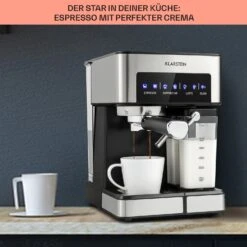 Arabica Comfort Espressomaschine 1350W 20 Bar 1,8l Touch-Bedienfeld -Einrichtungsgeschäft 10035655 de 0004 usp