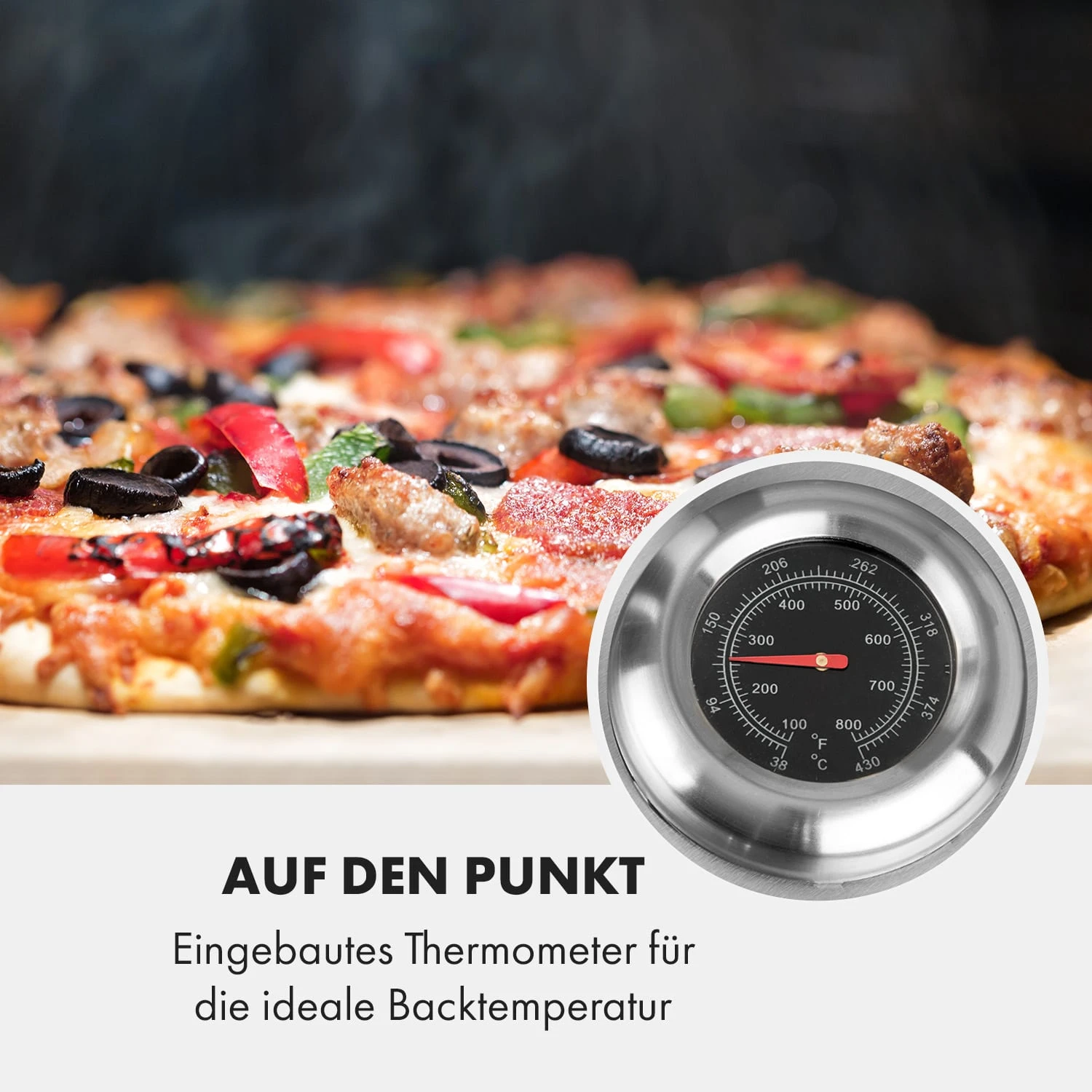 Pizzaiolo Neo Gas-Pizzaofen Inkl. Pizzastein Thermometer Edelstahl 5 Pizzaiolo Neo Gas-Pizzaofen Inkl. Pizzastein Thermometer Edelstahl – Bild 5