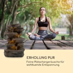 Stonehenge Solarbrunnen LED-Beleuchtung Polyresin Lithium-Ionen-Akku -Einrichtungsgeschäft 10035727 de 0007 logo