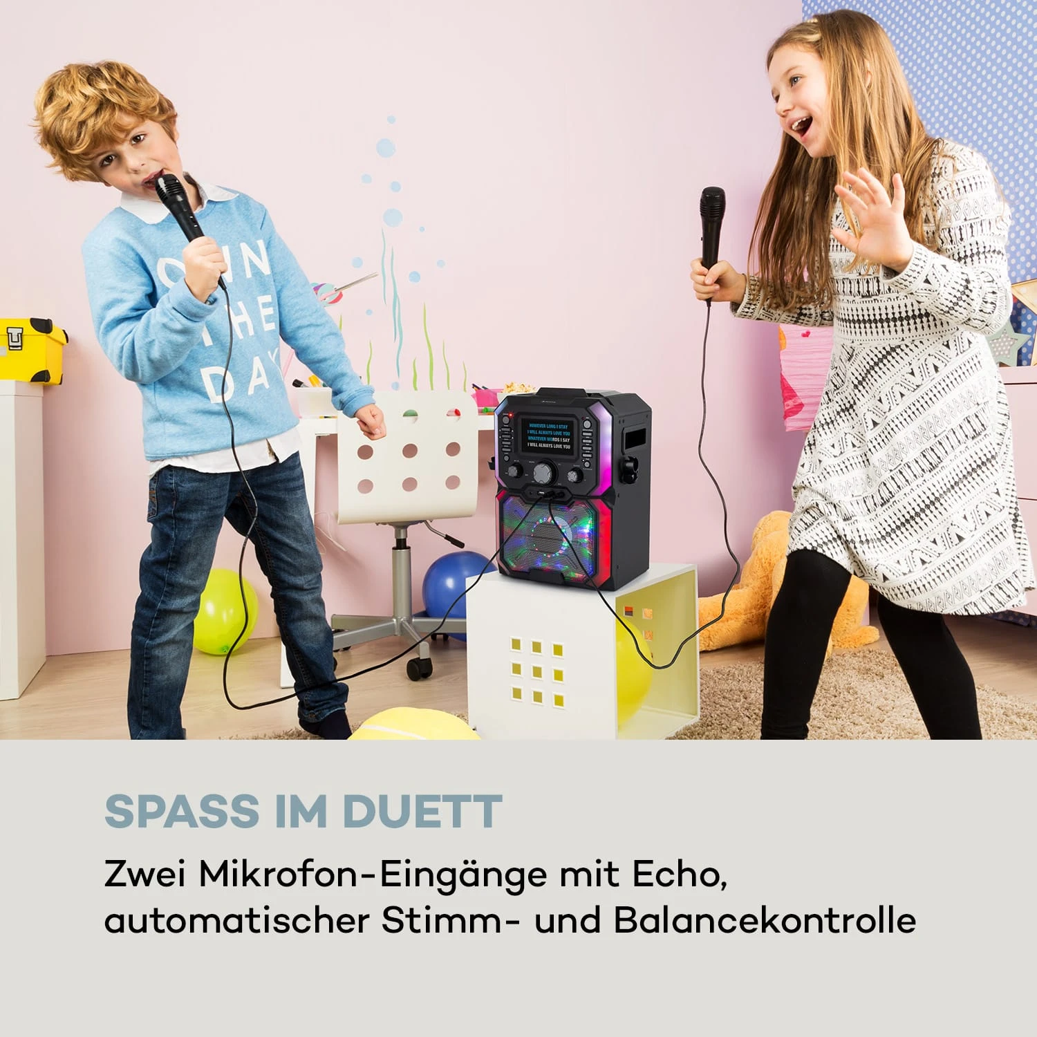 Rockstar Plus Karaoke-Anlage Karaokemaschine BT USP CD LED-Show RCA 2 Rockstar Plus Karaoke-Anlage Karaokemaschine BT USP CD LED-Show RCA – Bild 2