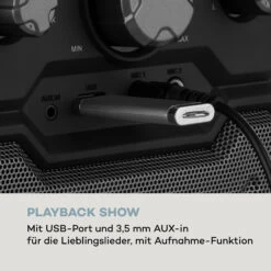 Rockstar Plus Karaoke-Anlage Karaokemaschine BT USP CD LED-Show RCA 15 Rockstar Plus Karaoke-Anlage Karaokemaschine BT USP CD LED-Show RCA -Einrichtungsgeschäft 10035746 de 0007 logo