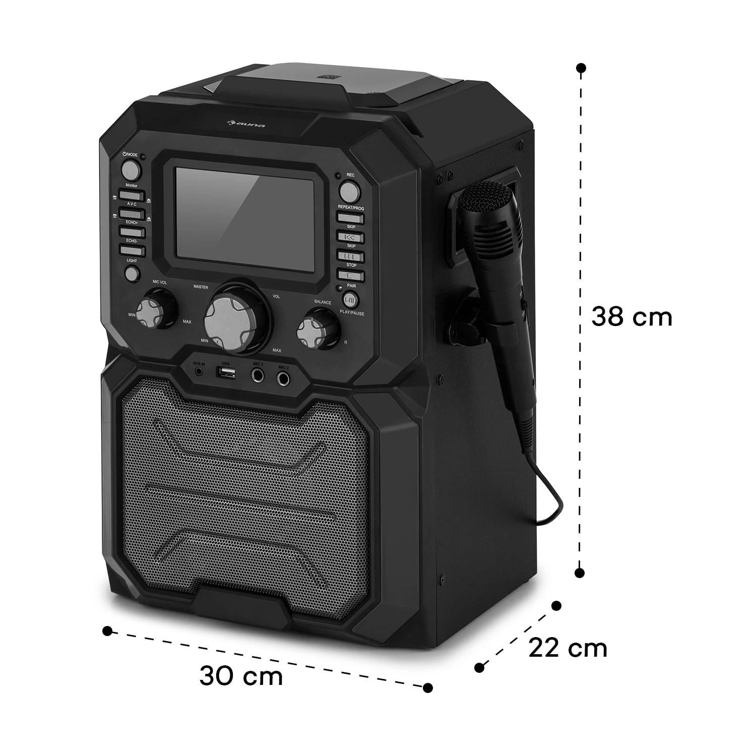 Rockstar Plus Karaoke-Anlage Karaokemaschine BT USP CD LED-Show RCA 9 Rockstar Plus Karaoke-Anlage Karaokemaschine BT USP CD LED-Show RCA – Bild 9