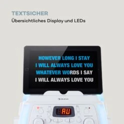 StarMaker Plus Karaoke-Anlage Karaokemaschine Bluetooth USB CD LED-Show RCA 12 StarMaker Plus Karaoke-Anlage Karaokemaschine Bluetooth USB CD LED-Show RCA -Einrichtungsgeschäft 10035747 de 0004 logo
