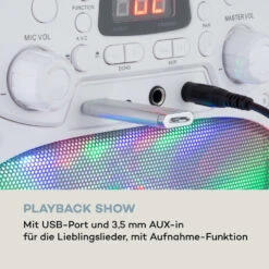 StarMaker Plus Karaoke-Anlage Karaokemaschine Bluetooth USB CD LED-Show RCA 15 StarMaker Plus Karaoke-Anlage Karaokemaschine Bluetooth USB CD LED-Show RCA -Einrichtungsgeschäft 10035747 de 0007 logo