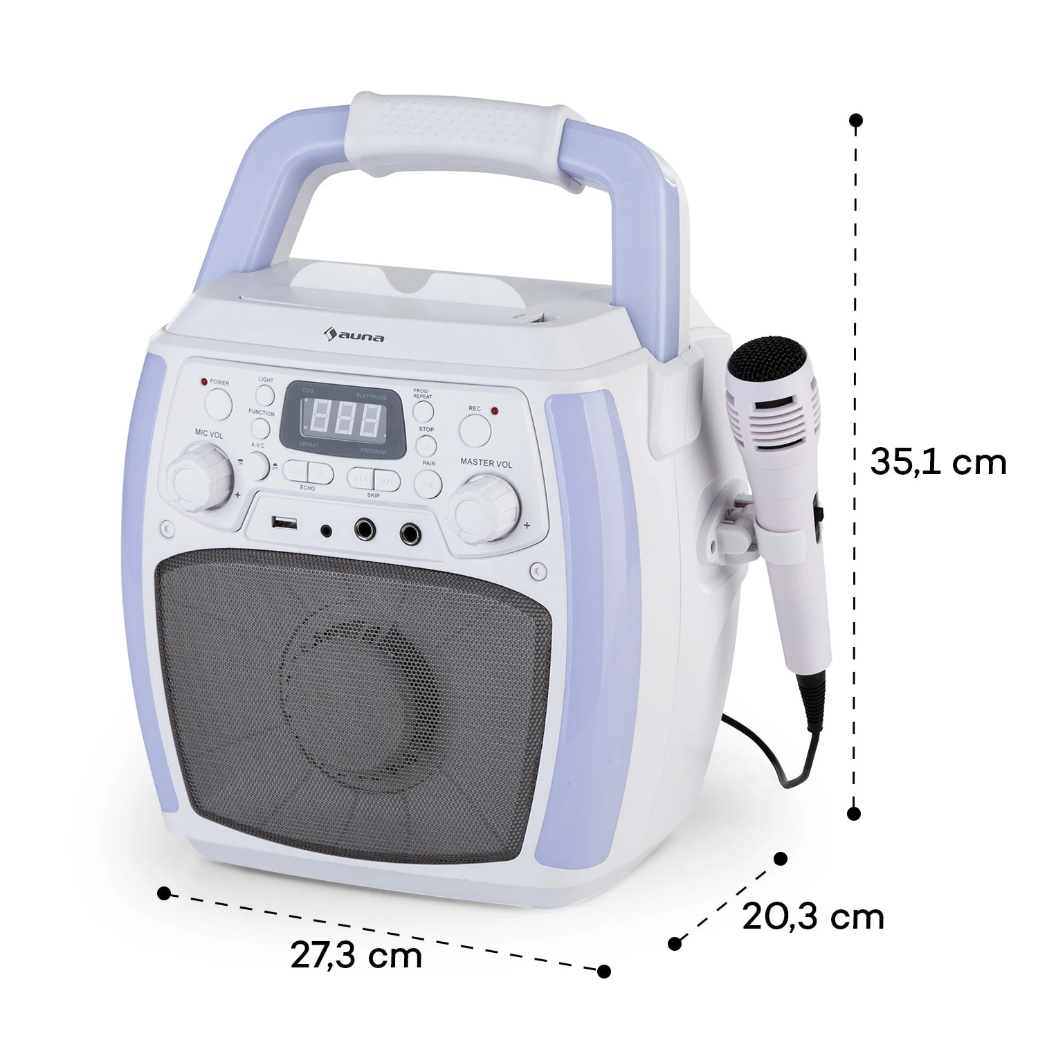 StarMaker Plus Karaoke-Anlage Karaokemaschine Bluetooth USB CD LED-Show RCA 9 StarMaker Plus Karaoke-Anlage Karaokemaschine Bluetooth USB CD LED-Show RCA – Bild 9