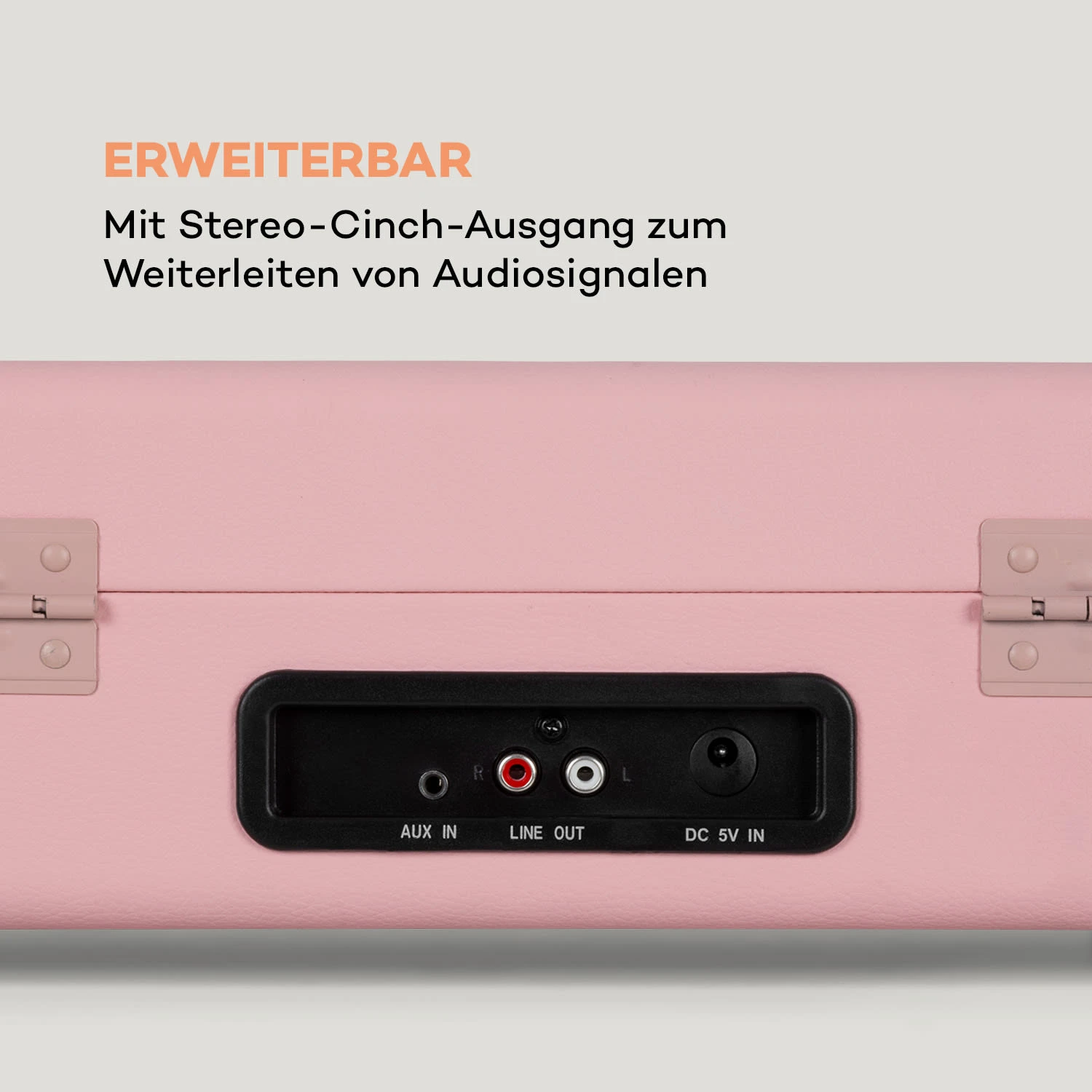 Peggy Sue BT Plattenspieler Stereolautsprecher USB BT Tragbar 7 Peggy Sue BT Plattenspieler Stereolautsprecher USB BT Tragbar – Bild 7