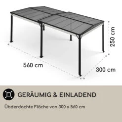 Pantheon Solid Sky Expand Pavillon Seitenwände 3x3-5,6 M Aluminium -Einrichtungsgeschäft 10035870 de 0004 usp