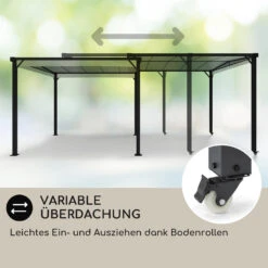 Pantheon Solid Sky Expand Pavillon Seitenwände 3x3-5,6 M Aluminium -Einrichtungsgeschäft 10035870 de 0005 usp